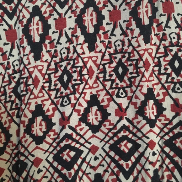 Red/Brown Printed Dress Size XL - Picture 2 of 4